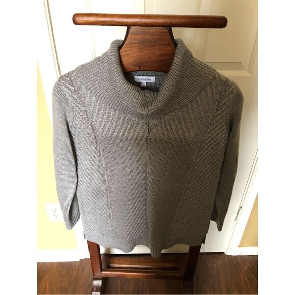 Calvin Klein cowl neck Women Tunic sweater size L - Picture 4 of 9